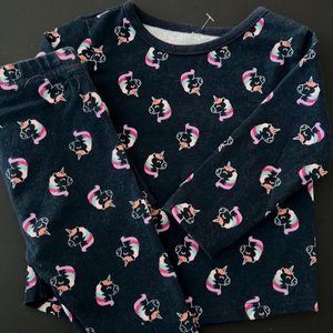 🛍🛍 Pretty Little Girls Pajamas size 0-3 months 🛍